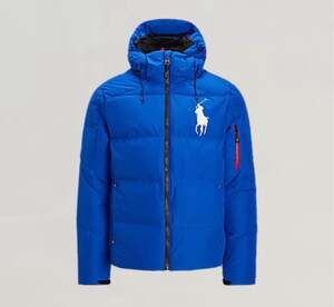 Polo Ralph Lauren, Big Pony, Blue, 650 Down Filled Puffer Jacket, Streetwear,XL